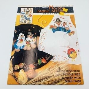 Vintage Daisy Kingdom “O’ Give Thanks” No-Sew Fabric Appliqué 6960 Thanksgiving